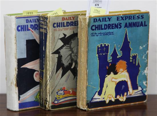 Rupert the Bear - Daily Express Childrens Annual, 1930, 1932 & 1933(-)